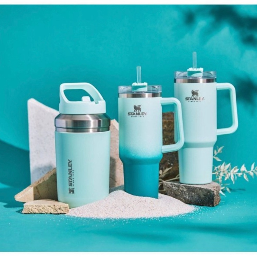 RARE Limited Edition Stanley Quencher Turquoise OMBRÉ - Picture 17 of 17